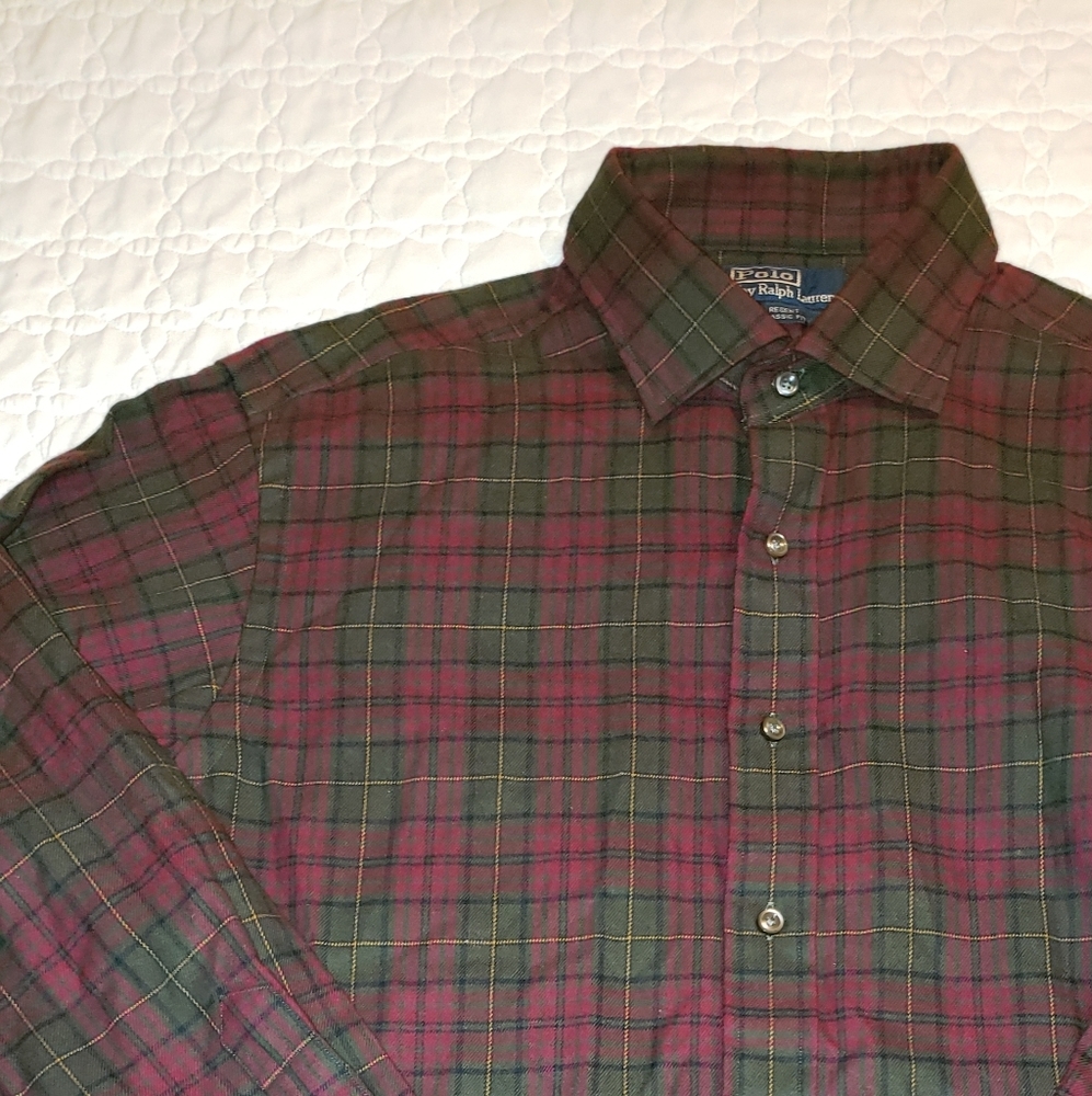 Mens Ralph Lauren Plaid Shirt